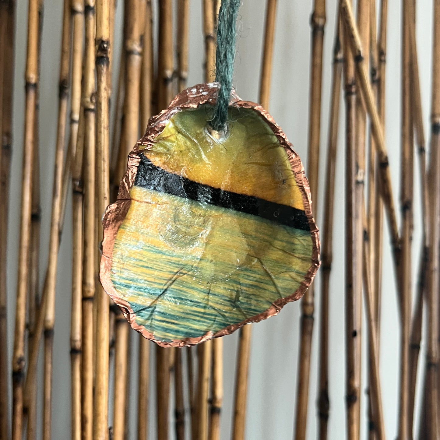 Deep Creek Lake Maryland Sunset Oyster Ornament