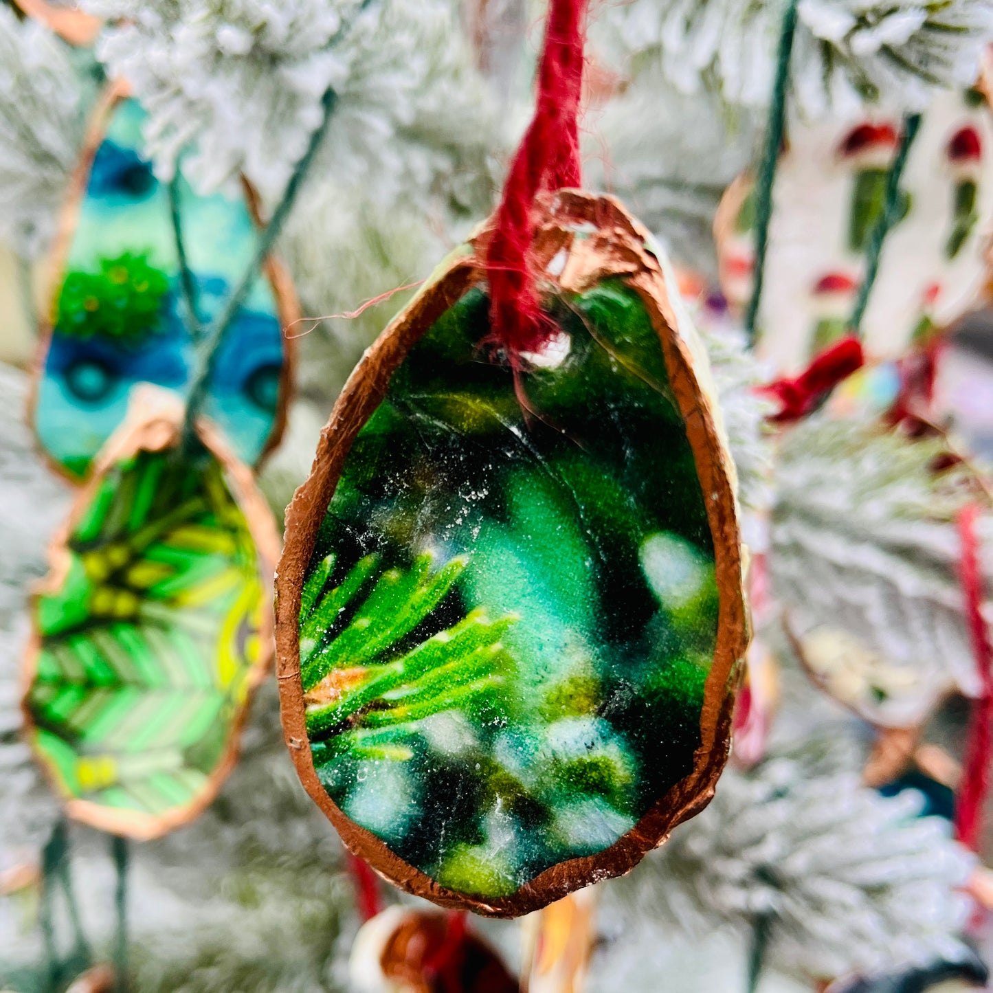 Spruce Knob Tree Oyster Ornament