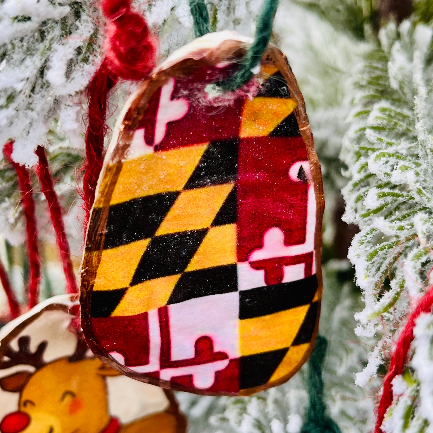 Maryland Flag Oyster Ornament – Baltimore Inspired