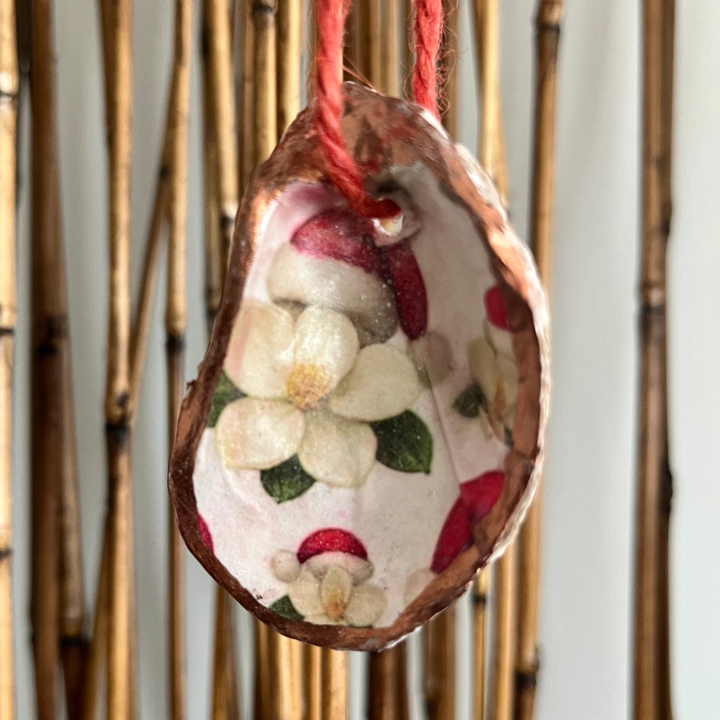 Southern Magnolia Oyster Ornament