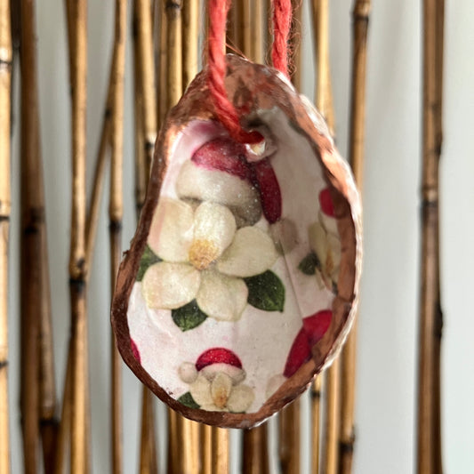 Southern Magnolia Oyster Ornament